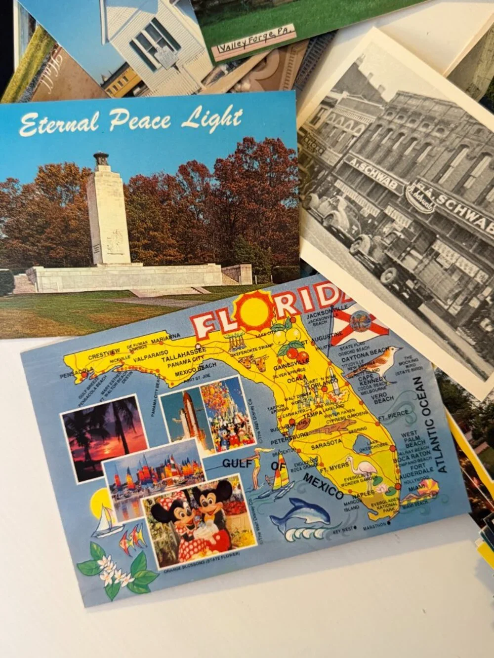 Huge Lot of Vintage Travel Postcards
